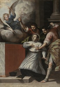 Martyr de Saint Pierre Arbués - Circle of Antonio del Castillo y Saavedra